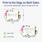 Avery Printable Geo Business Cards, Sure Feed Technology, 2" x 3-1/2", Matte White Cardstock, Print-to-The-Edge, Laser/Inkjet Printable, 80 Total